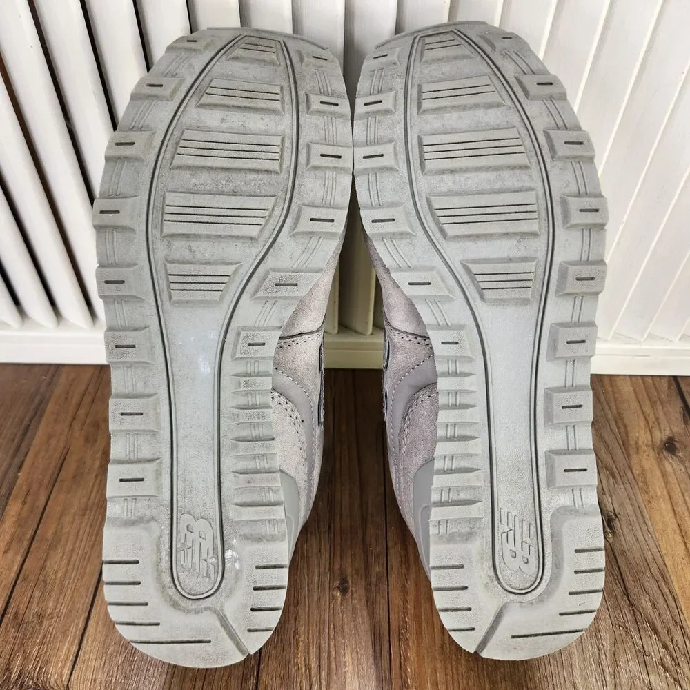 New Balance 696 Womens Sz 7.5 Gray Suede Athletic Running Sneaker Shoes WL696WPG